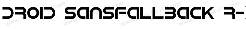 droid sansfallback r字体转换